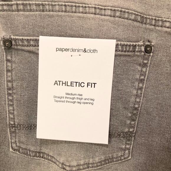 Paper Denim & Cloth Men's Athletic Fit in Gray Wash Size 32x32 NWT - Picture 11 of 11